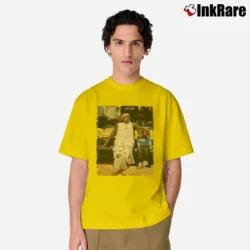 Men’s LeBron James And Bronny James Classic T-Shirt in yellow | Soft, Breathable Everyday Wear