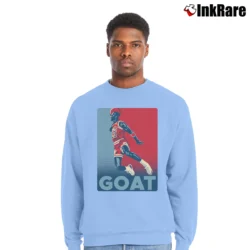 Men’s lebron james goat nba legend basketball king fan Crewneck Sweatshirt in light blue | Cozy Fabric, Clean Style