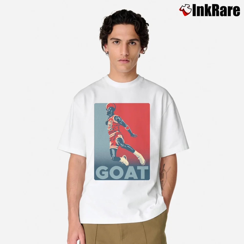 Men’s lebron james goat nba legend basketball king fan Classic T-Shirt in white | Soft, Breathable Everyday Wear