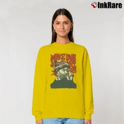Women’s Lee Scratch Perry Make Dub Tribute Relaxed Sweatshirt in yellow | Soft, Laid-Back Vibe
