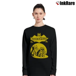 Women’s Lego Batman Movie Black Yellow Graphic Long-Sleeve Top in black | Sleek, Versatile, All-Season