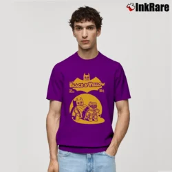 Men’s Lego Batman Movie Black Yellow Graphic Classic T-Shirt in purple | Soft, Breathable Everyday Wear