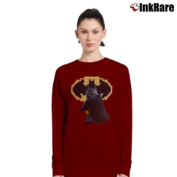 Women’s Lego Batman Movie Graphic Long-Sleeve Top in maroon | Sleek, Versatile, All-Season