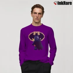 Men’s Lego Batman Movie Graphic Long-Sleeve Shirt in purple | Sleek, Lightweight, Year-Round Wear