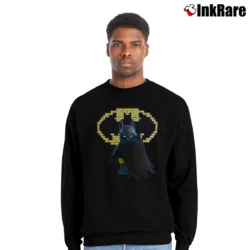 Men’s Lego Batman Movie Graphic Crewneck Sweatshirt in black | Cozy Fabric, Clean Style
