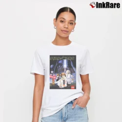 Women’s Lego Star Wars Graphic Signature T-Shirt in white | Soft, Flattering Fit
