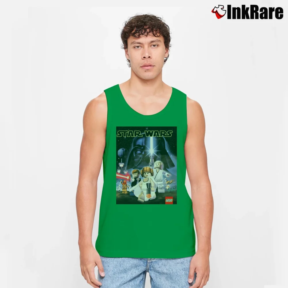 Men’s Lego Star Wars Graphic Tank Top in irish green | Breathable, Active-Friendly Design