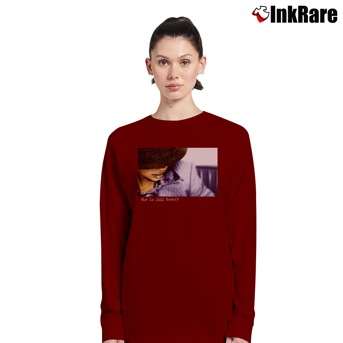 Women’s Leisure Raglane Long-Sleeve Top in maroon | Sleek, Versatile, All-Season