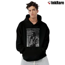 Men’s lenny kravitz in memoriam tribute band Pullover Hoodie in black | Cozy, Durable, Modern Fit