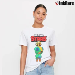 Women’s Leon Brawl Stars Signature T-Shirt in white | Soft, Flattering Fit