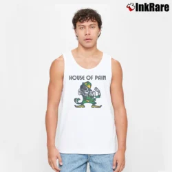 Men’s Leprechaun House Of Pain Tank Top in white | Breathable, Active-Friendly Design