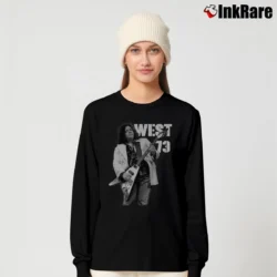 Women’s Leslie West '73 Rock Music Tribute Long-Sleeve Top in black | Sleek, Versatile, All-Season