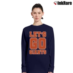Women’s Let's Go Giants New York Giants Long-Sleeve Top in navy | Sleek, Versatile, All-Season