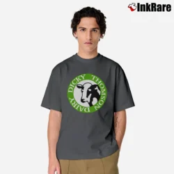 Men’s Letterkenny Dicky Thomson Dairy Classic T-Shirt in charcoal | Soft, Breathable Everyday Wear