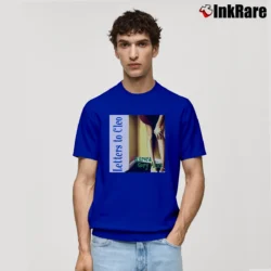 Men’s Letters To Cleo Parks And Recreation Aurora Gory Alice Classic T-Shirt in royal blue | Soft, Breathable Everyday Wear
