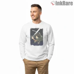 Levi Ackerman Airborne Blade Rush Shirt on graphic shirt for men graphic tee