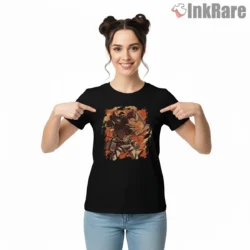 Levi Ackerman Blazing Momentum Slash Shirt on black short sleeve shirt for women graphic tee