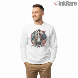Levi Ackerman Standing Wings Of Freedom Shirt on graphic shirt for men graphic tee