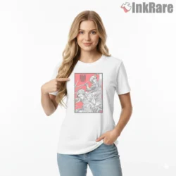 Levi And Eren Dual Odm Battle Shirt on white short sleeve shirt for women graphic tee