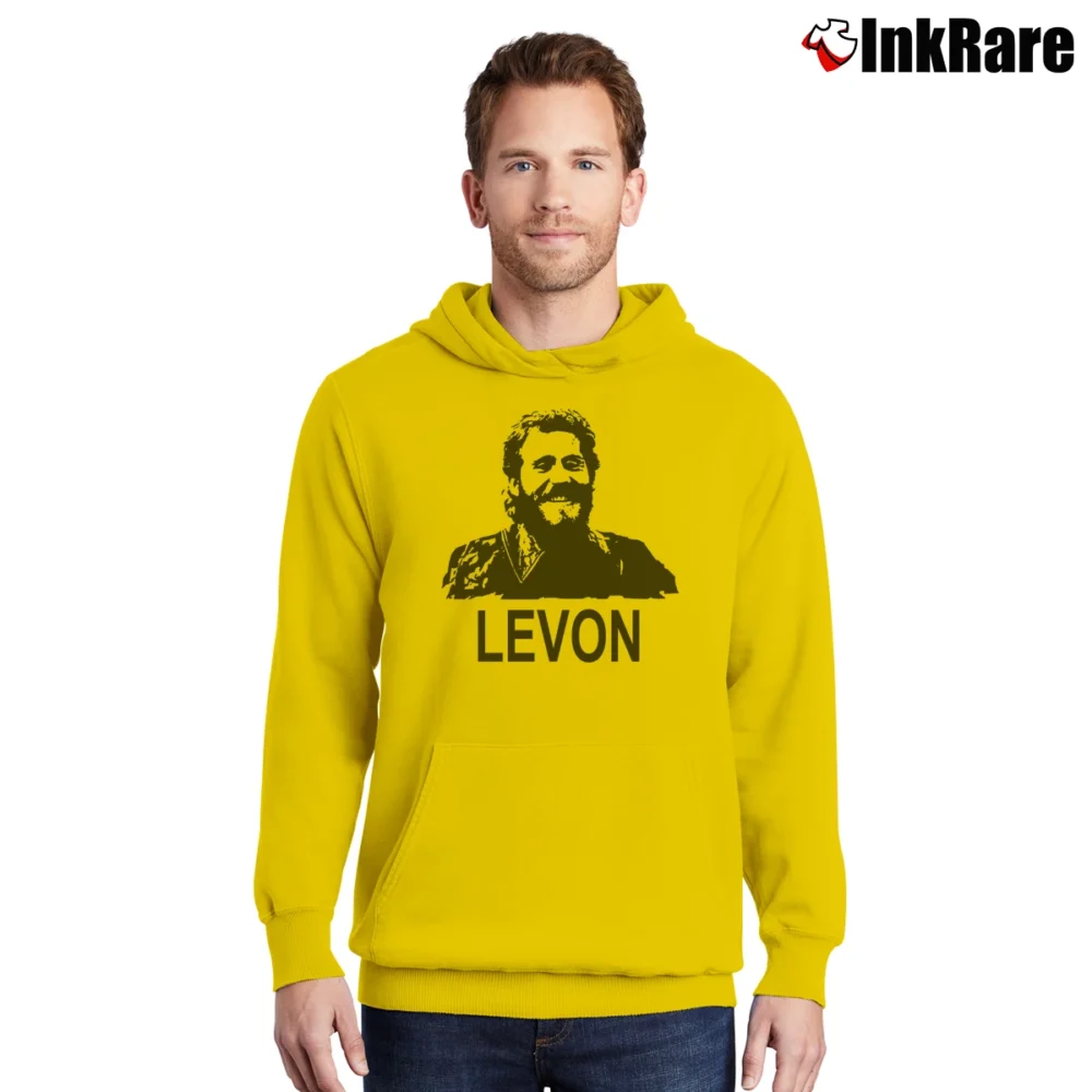 Men’s Levon Helm Studios Woodstock Ny Pullover Hoodie in yellow | Cozy, Durable, Modern Fit