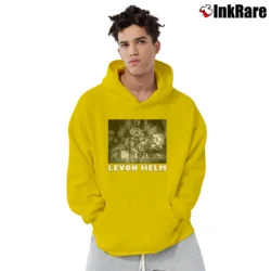 Men’s levon helm the band americana rock Pullover Hoodie in yellow | Cozy, Durable, Modern Fit