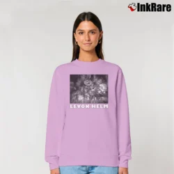 Women’s levon helm the band americana rock Relaxed Sweatshirt in light pink | Soft, Laid-Back Vibe