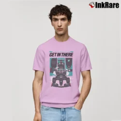 Men’s lewis hamilton get in there for Formula 1 Supporters Classic T-Shirt in light pink | Soft, Breathable Everyday Wear