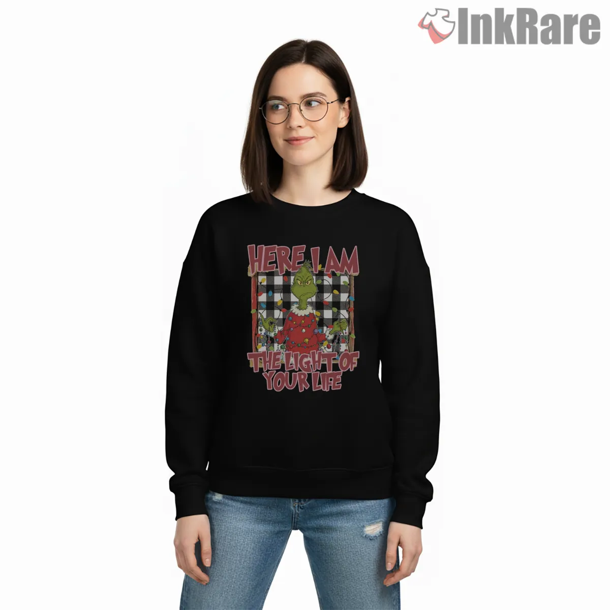 Light Of Your Life Grinchmas Fairy Lights Shirt Light Of Your Life Grinchmas Fairy Lights Shirt on graphic shirt for women graphic tee