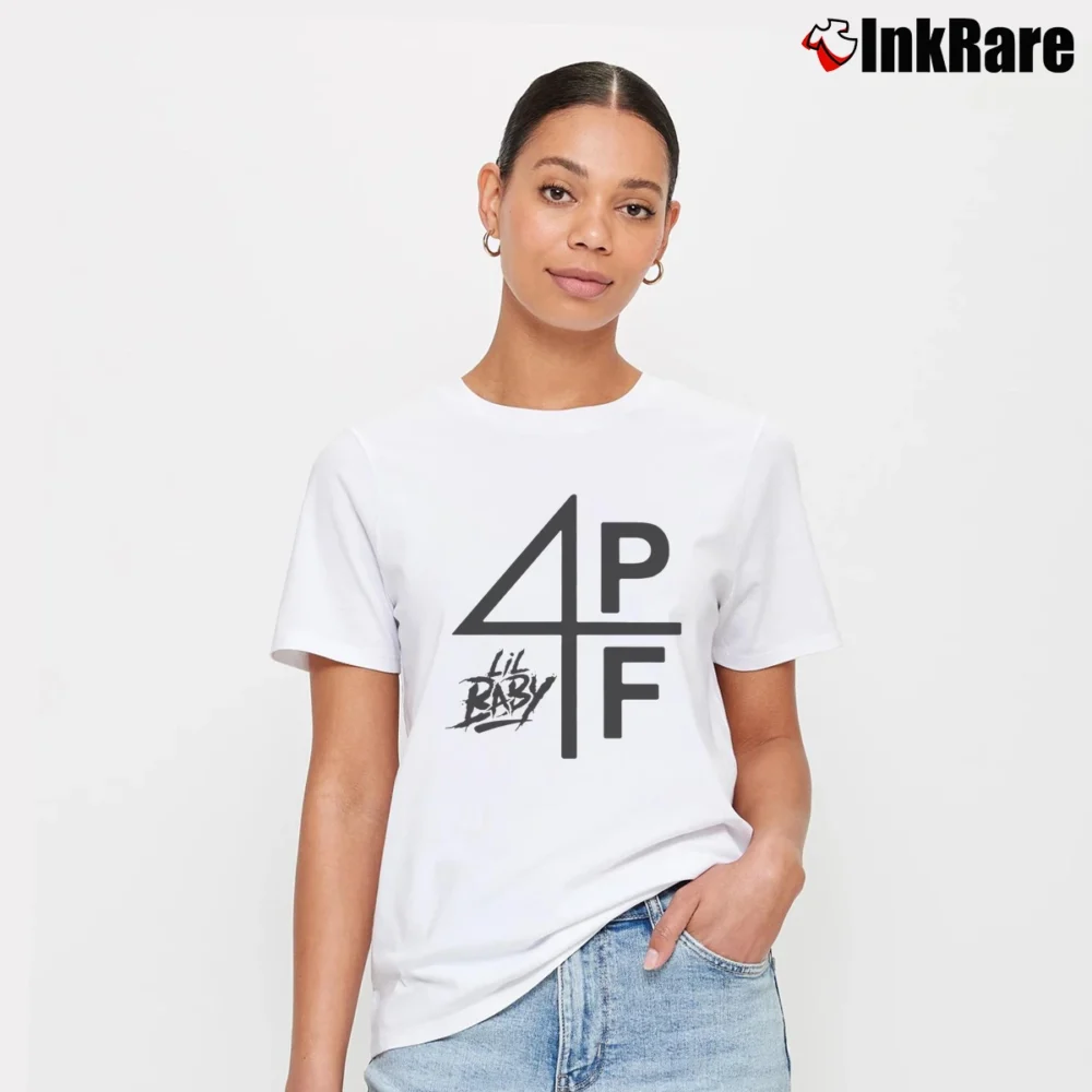 Women’s Lil Baby Street Gossip Freestyle 4pf Signature T-Shirt in white | Soft, Flattering Fit