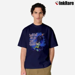 Men’s Lil Batman Get Rid Of Bomb Funny Comic Classic T-Shirt in navy | Soft, Breathable Everyday Wear