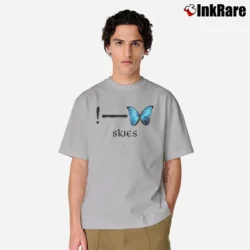 Men’s Lil Skies Butterfly Birthday Gift Classic T-Shirt in sport grey | Soft, Breathable Everyday Wear