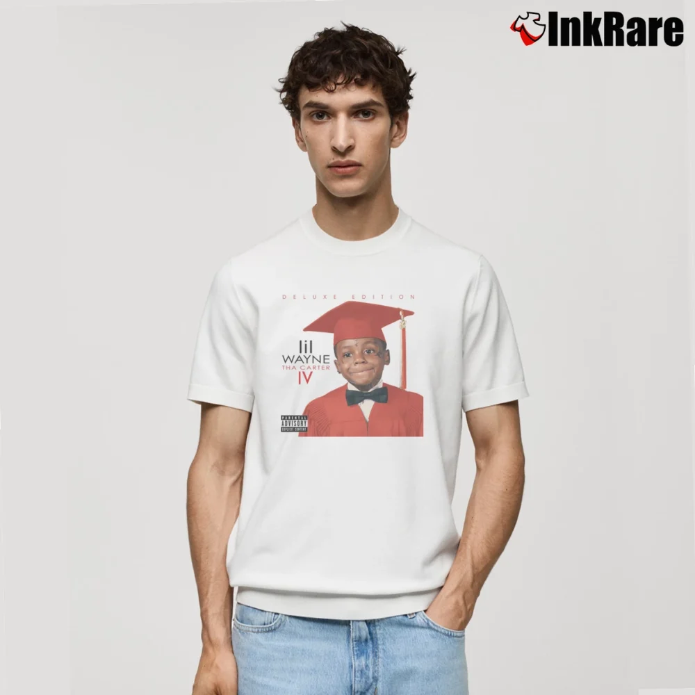 Men’s Lil Wayne Tha Carter Iv Classic T-Shirt in white | Soft, Breathable Everyday Wear