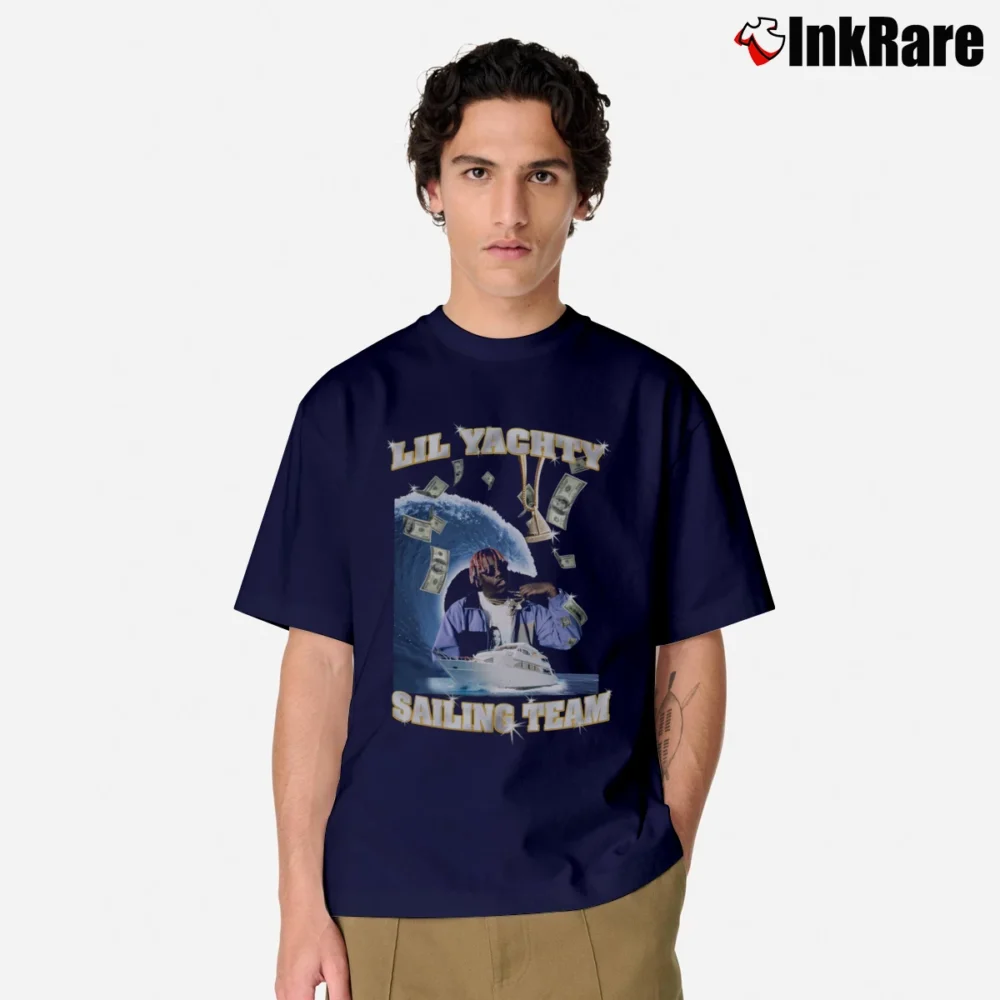 Men’s Lil Yachty Sailing Team Classic T-Shirt in navy | Soft, Breathable Everyday Wear