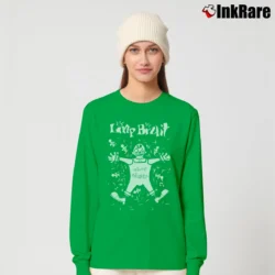 Women’s limp bizkit knife throwing clown nu metal Long-Sleeve Top in irish green | Sleek, Versatile, All-Season
