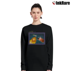 Women’s Lion King Disney Movie Promo 90s Long-Sleeve Top in black | Sleek, Versatile, All-Season