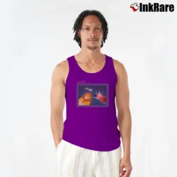Men’s Lion King Disney Movie Promo 90s Tank Top in purple | Breathable, Active-Friendly Design