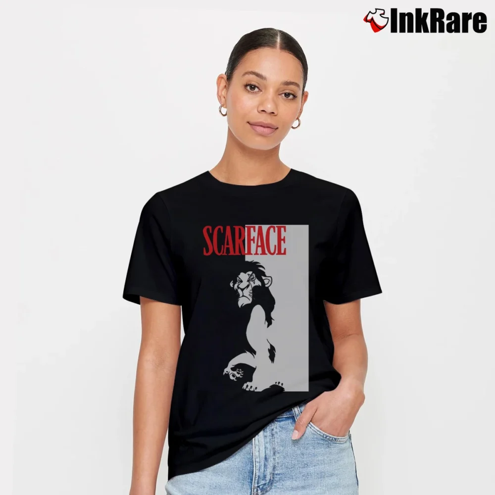 Women’s Lion King Scar Scarface T-Shirt in black | Soft, Flattering Fit