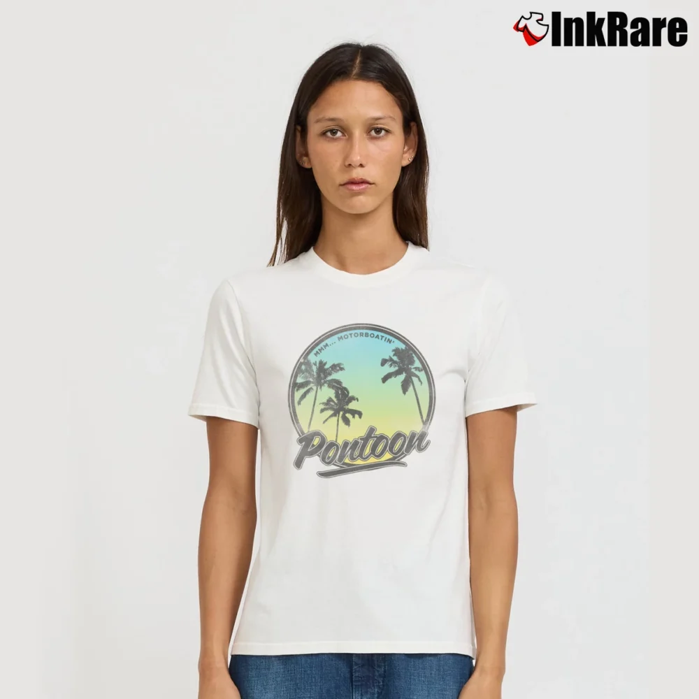 Women’s Little Big Town Pontoon T-Shirt in white | Soft, Flattering Fit