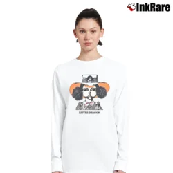 Women’s Little Dragon Graphic Long-Sleeve Top in white | Sleek, Versatile, All-Season