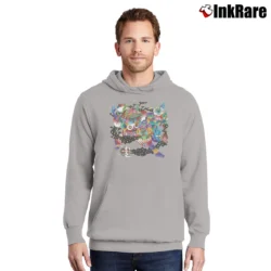 Men’s Little Dragon Machine Dreams Band Pullover Hoodie in sport grey | Cozy, Durable, Modern Fit