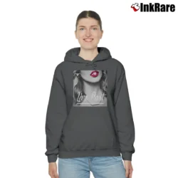 Women’s Live Fast MDMA Techno Rave Party Cozy Hoodie in charcoal | Warm, Structured, Stylish
