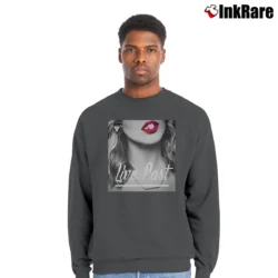 Men’s Live Fast MDMA Techno Rave Party Crewneck Sweatshirt in charcoal | Cozy Fabric, Clean Style