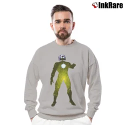 Men’s Living Tribunal Galaxy Universe Crewneck Sweatshirt in sport grey | Cozy Fabric, Clean Style