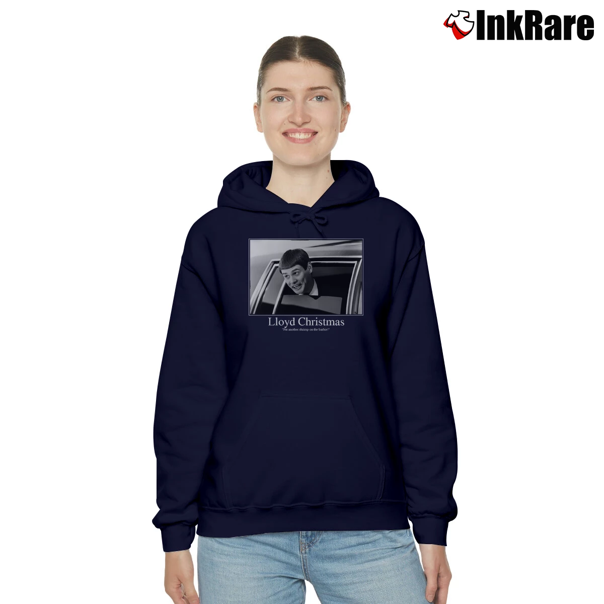 Lloyd Christmas Dumb And Dumber Women’s Cozy Hoodie in navy – Urban Chic Women’s Lloyd Christmas Dumb And Dumber Cozy Hoodie in navy | Warm, Structured, Stylish