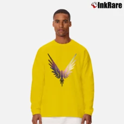 Men’s Logan Paul Maverick Logo Long-Sleeve Shirt in yellow | Sleek, Lightweight, Year-Round Wear