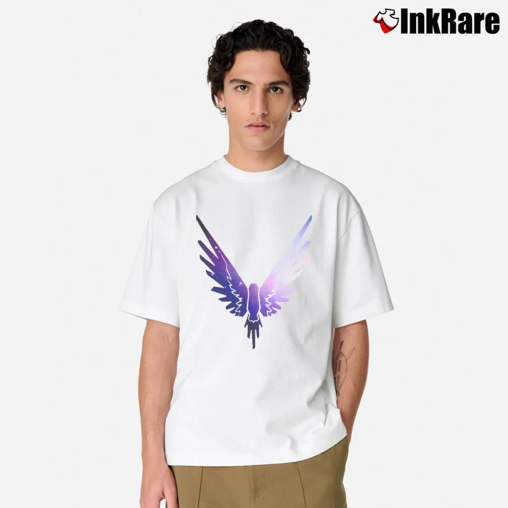Men’s Logan Paul Maverick Logo Classic T-Shirt in white | Soft, Breathable Everyday Wear