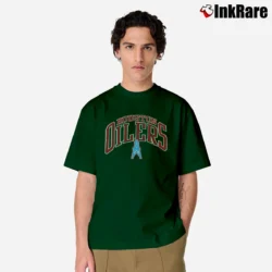 Men’s Logo 7 Houston Oilers Classic T-Shirt in forest green | Soft, Breathable Everyday Wear
