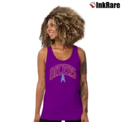 Women’s Logo 7 Houston Oilers Tank Top in purple | Lightweight, Movement-Friendly