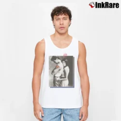 Men’s Lois and Clark 1996 Superman Love Metropolis Tank Top in white | Breathable, Active-Friendly Design