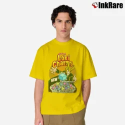 Men’s LOKI Charms Thor Superhero Antihero Asgard Bifrost Classic T-Shirt in yellow | Soft, Breathable Everyday Wear